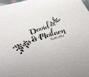 Sellos de Boda Personalizados